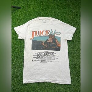Juice World 999 Official Legends Never Die Men’s Tee Shirt Size Small White